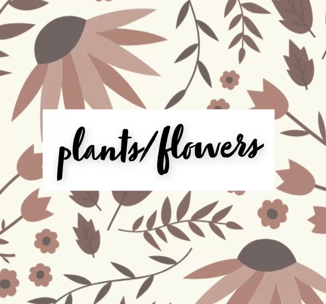 FLOWERS / PLANTS