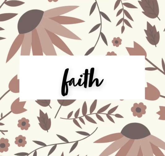 FAITH TSHIRT PRINT